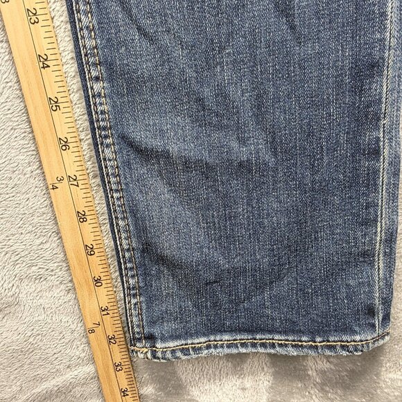 BKE Jake Straight Jeans Mens 30x32 Blue Distressed Performance Stretch Denim - Picture 5 of 12